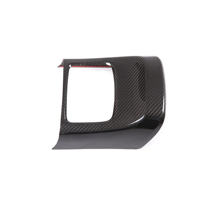 Carbon fiber Rear storage compartment box cover trim For Toyota Supra A90 19-24 12