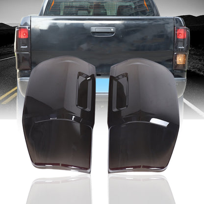 Smoked Black Rear Tail Light Guard Cover Trim For Ford Ranger T7 T8 2015-2022 US 2