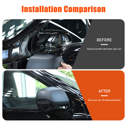 Matte Black Side Rearview Mirror Cover Caps For Cadillac Escalade 2021-2023 US 15