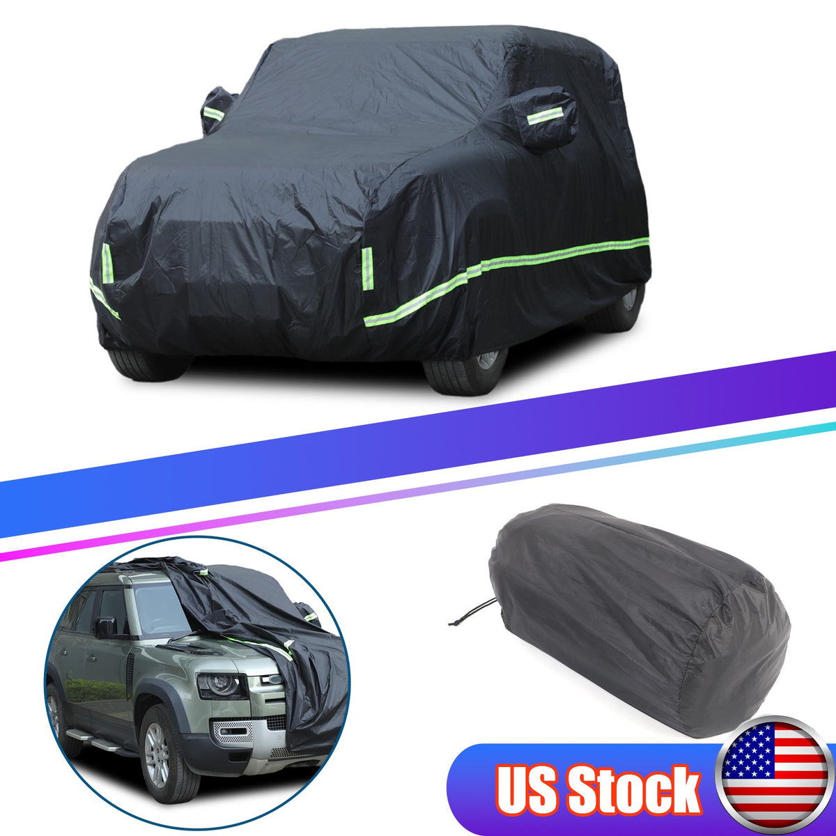 Car Protection Cover Waterproof Sun UV Resistant For LR Defender L663 110 2020+ 1