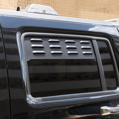 Black Aluminium Alloy Door Window Air Vents Screens For Hummer H3 2005-09 2