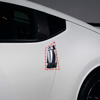 Real Carbon Fiber Exterior Door Handle Cover Bezel For Nissan 370Z Z34 2009-20 17