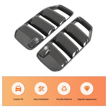 Carbon ABS Front Bumper Side Air Intake Grille Trim For Benz G-Class G63 2025+ 8