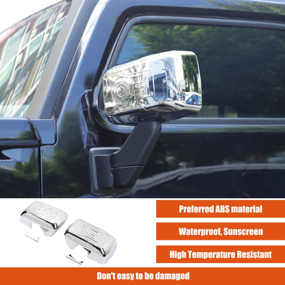 Mech Style Silver ABS Side Mirror Trim Cover For Hummer H3 2005-2009 14