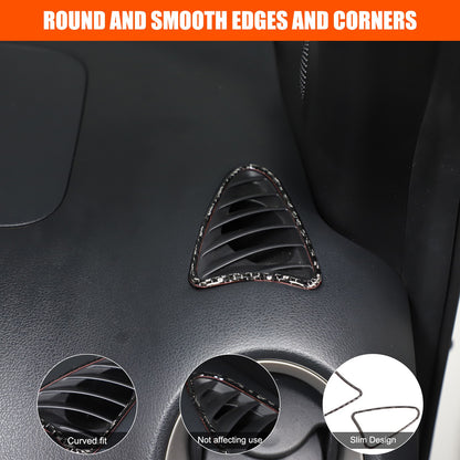 Soft Carbon Fiber Interior Center Console trim Sticker For Nissan Juke 2011-2019 211