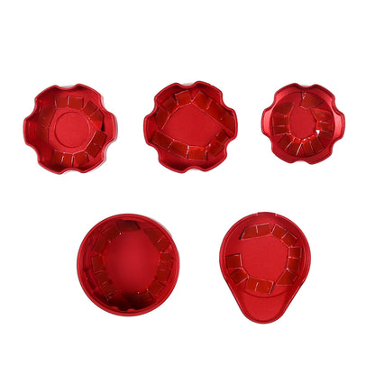 Red Engine Cabin Fluid Switch Intake Manifold Cover Set For Corvette C6 05-13 US 16