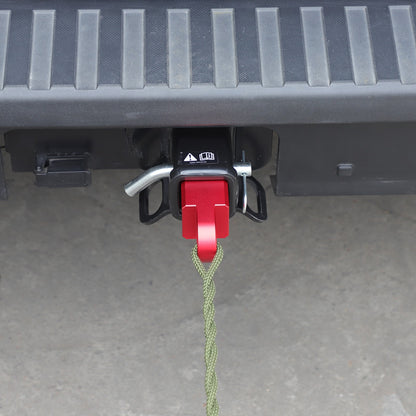 Red Alloy Trailer Mount Receiver Hitch Tow Hook For Ford Maverick 2022+ US 1