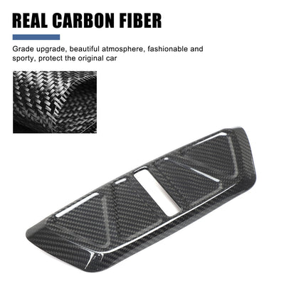 Real Carbon Fiber Trunk Lock Base Cover Trim For Corvette C8 Coupe 2020+ 13