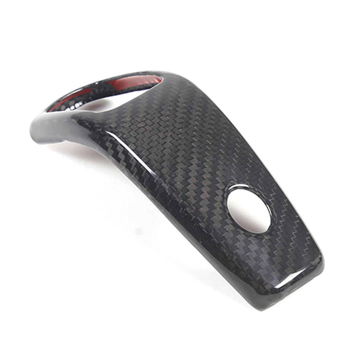 Real Carbon Fiber Gear Shift Knob Trim Set For Maserati Ghibli 2019-2023 3