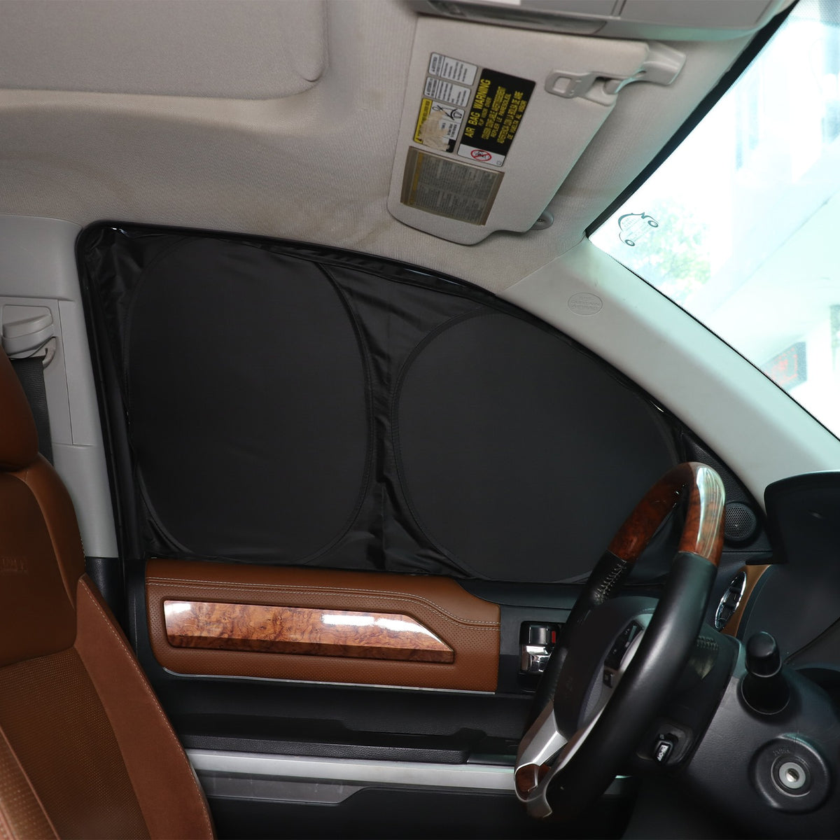 Memory Car Full Window Sunshade Cover Shades Sun Visor For Toyota Tundra 2007-21 14