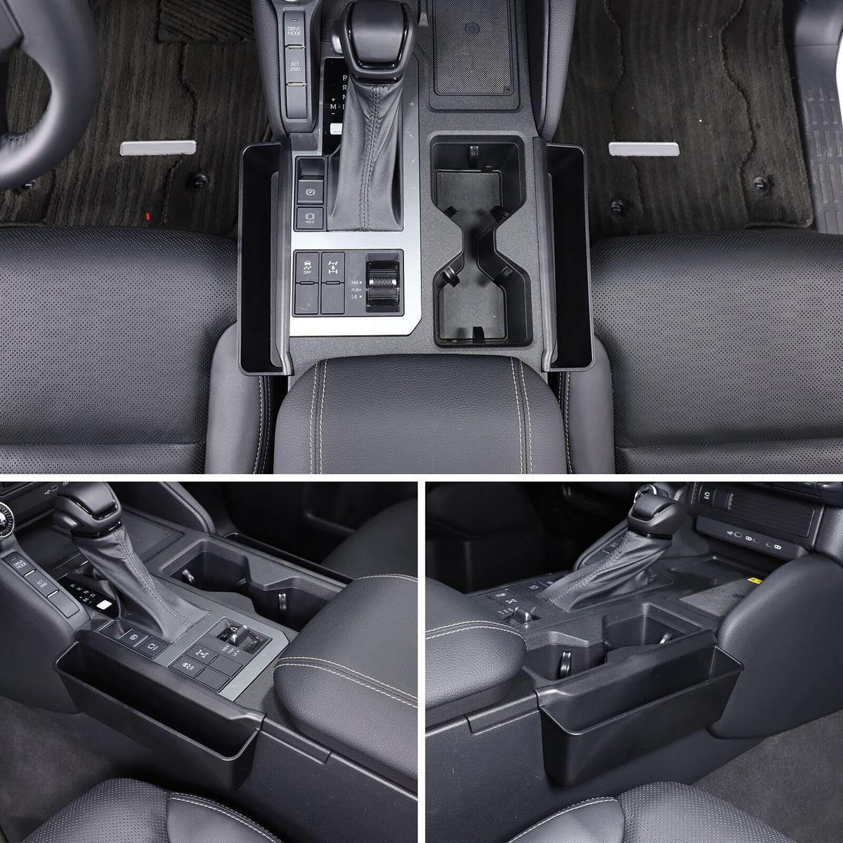Center Gear Shift Storage Box Cover Trim Tray For Toyota Land Cruiser LC250 24+ 8