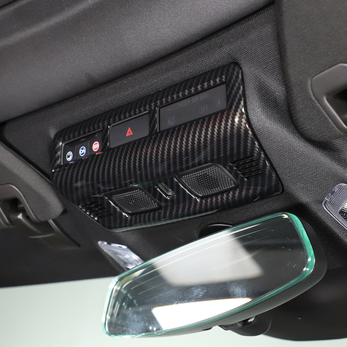 Carbon Fiber ABS Interior Full Decor Cover Trim Kit For Corvette C8 2020-2025 - Styles 21-25 6