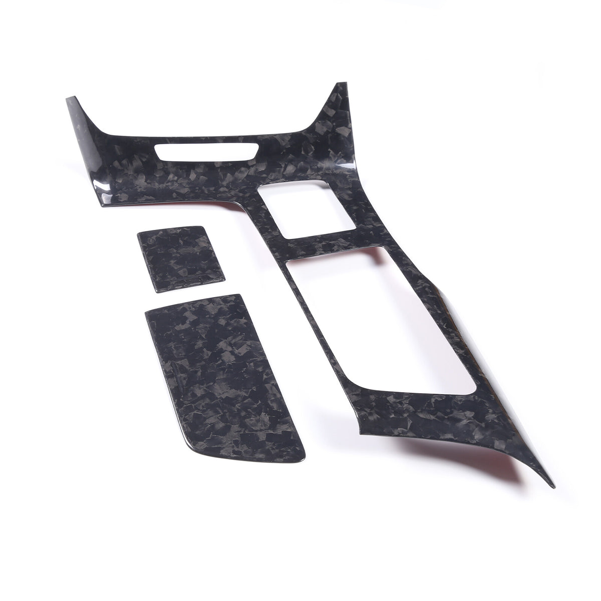 Forged Carbon Center Water Cup Holder Panel Trim Cover For Corvette C7 2014-2019 7