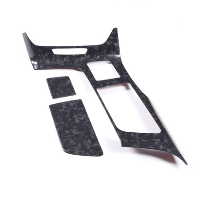 Forged Carbon Center Water Cup Holder Panel Trim Cover For Corvette C7 2014-2019 7