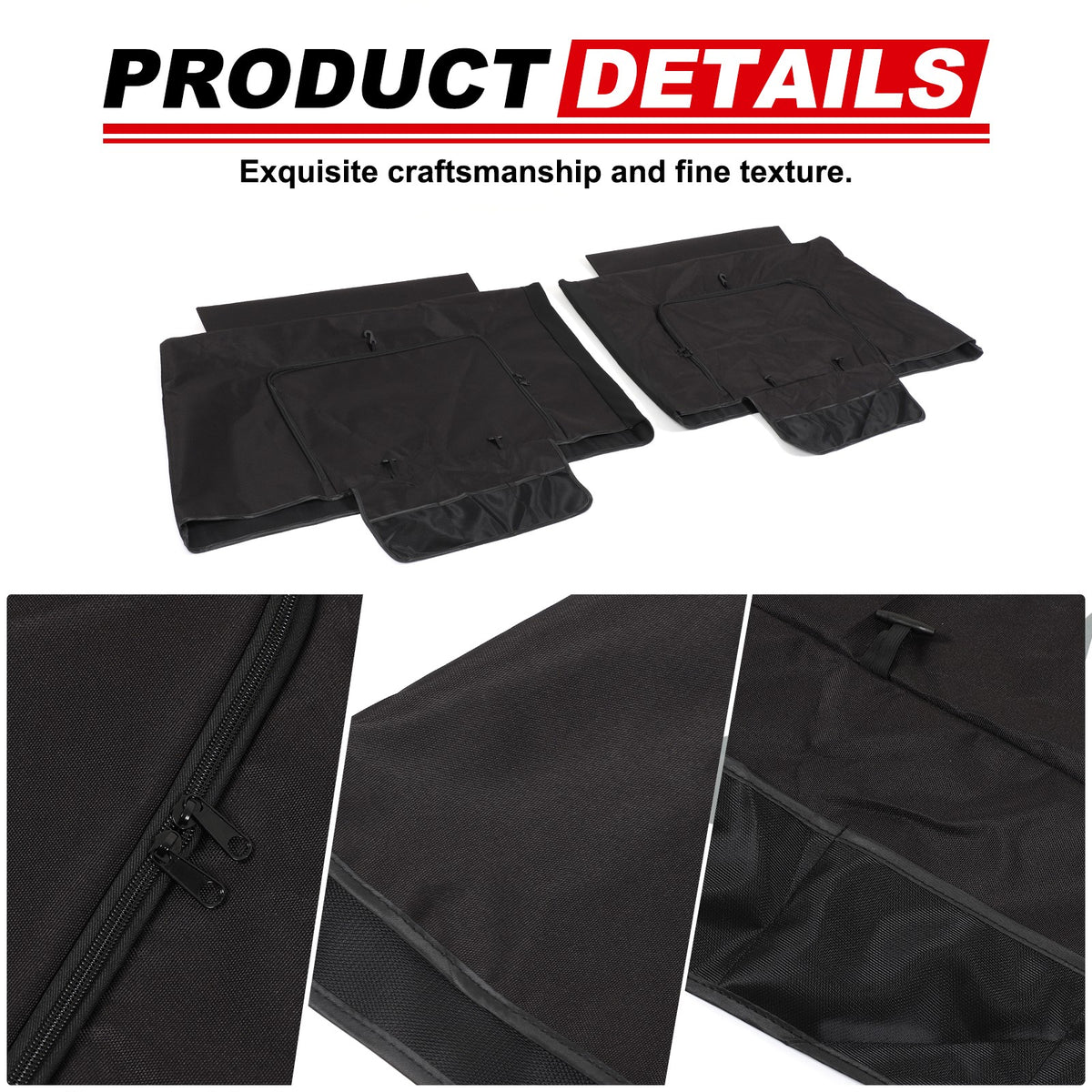 Front Door Window Sun Shade Cover For Toyota FJ Cruiser 2007-2021 19