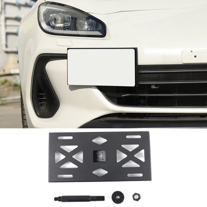 Front Bumper Tow Hook License Plate Mount Bracket For Subaru BRZ 2022+ 13