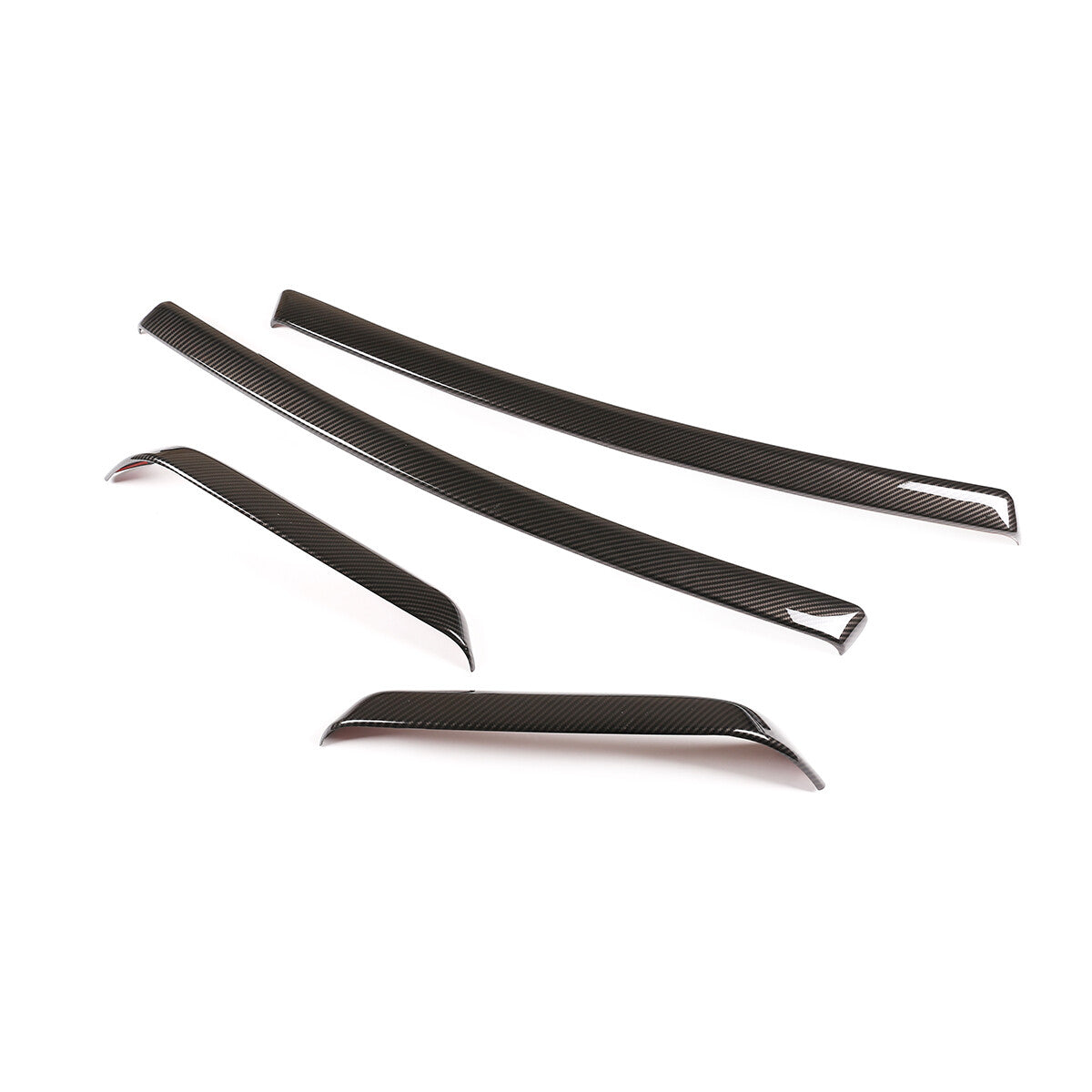ABS Carbon Fiber interior Door Panel Trim Cover For BMW 3 Series E90 Sedan 05-12 7