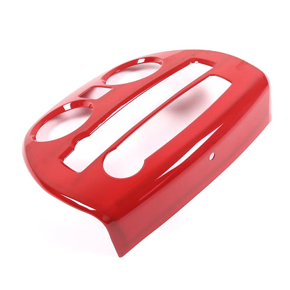 Red ABS Instrument AC Switch & CD Panel Cover Set For Mitsubishi ECLIPSE 2006-11 12