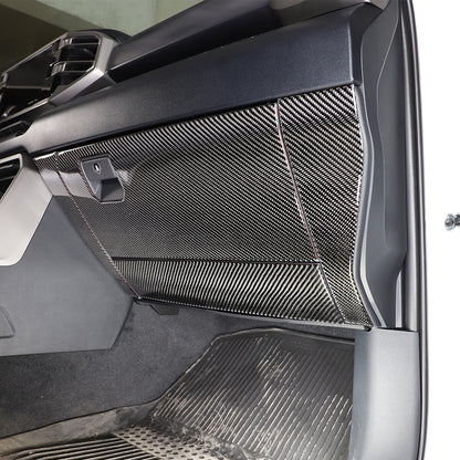 Carbon Fiber Main driver & Co-pilot Panel Trim Cover For Toyota Tundra 2022-26 11