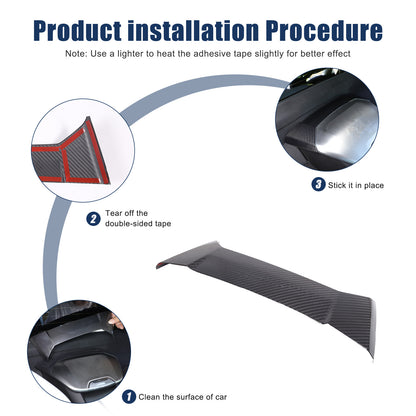Carbon Rear Speaker Upper Top Panel Trim For Corvette C8 Convertible 2LT 3LT 20+ 10