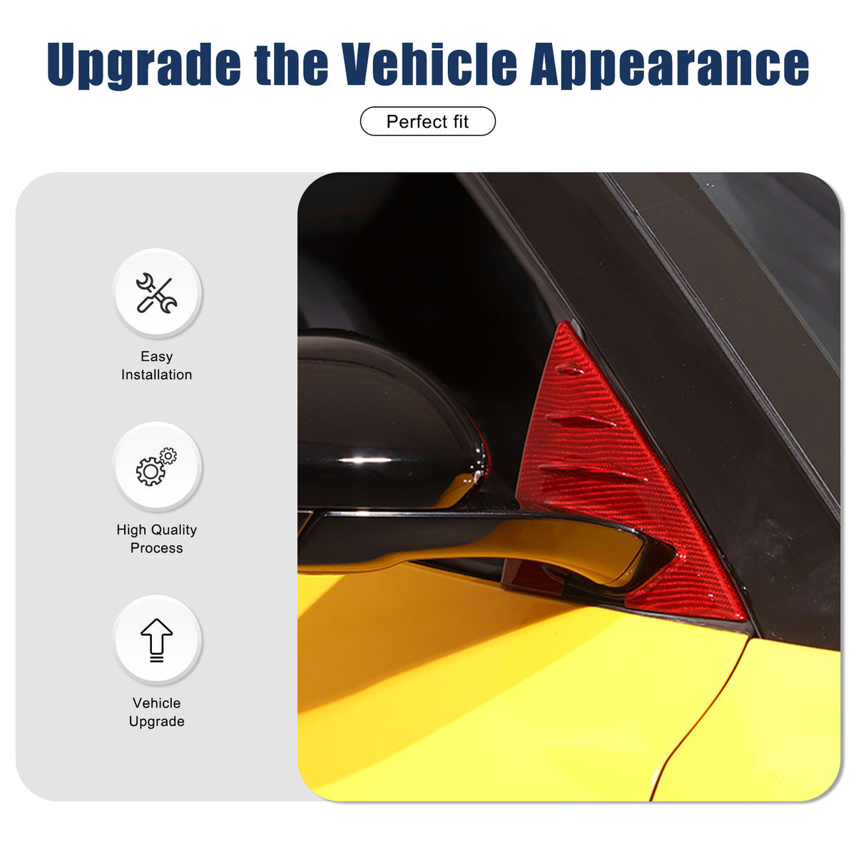 Red Real Carbon Fiber Interior Exterior Conosle Trim Cover For Lotus EMIRA 21-25 173