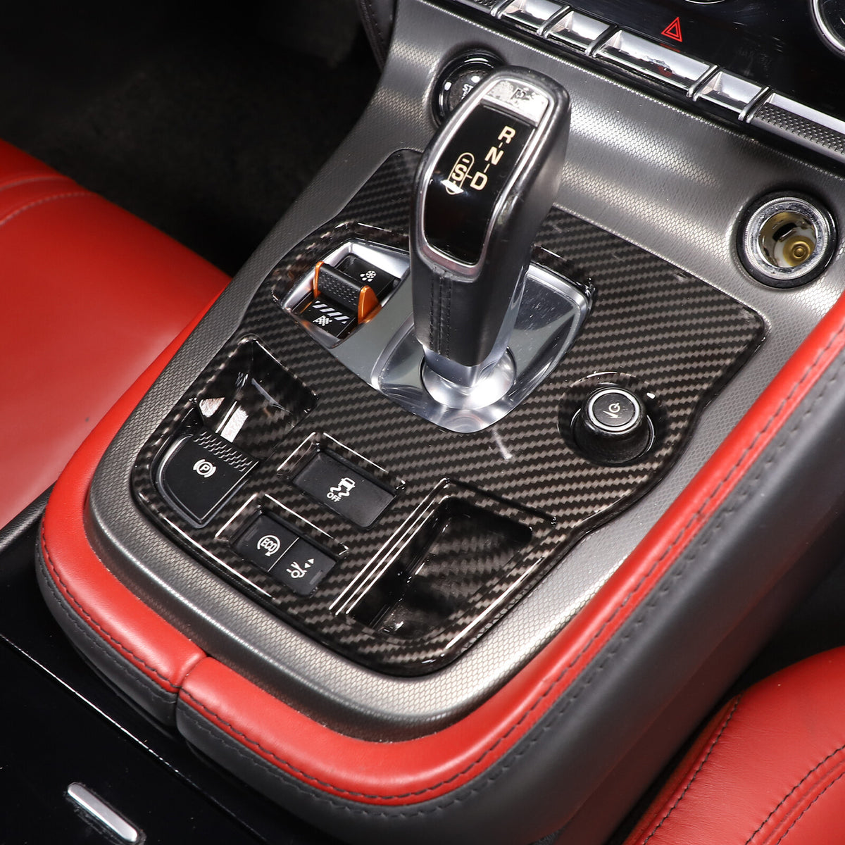 ABS Carbon Fiber Interior Full Set Cover Trim Kit For Jaguar F-type X152 2013-25 - Styles 11-15 16