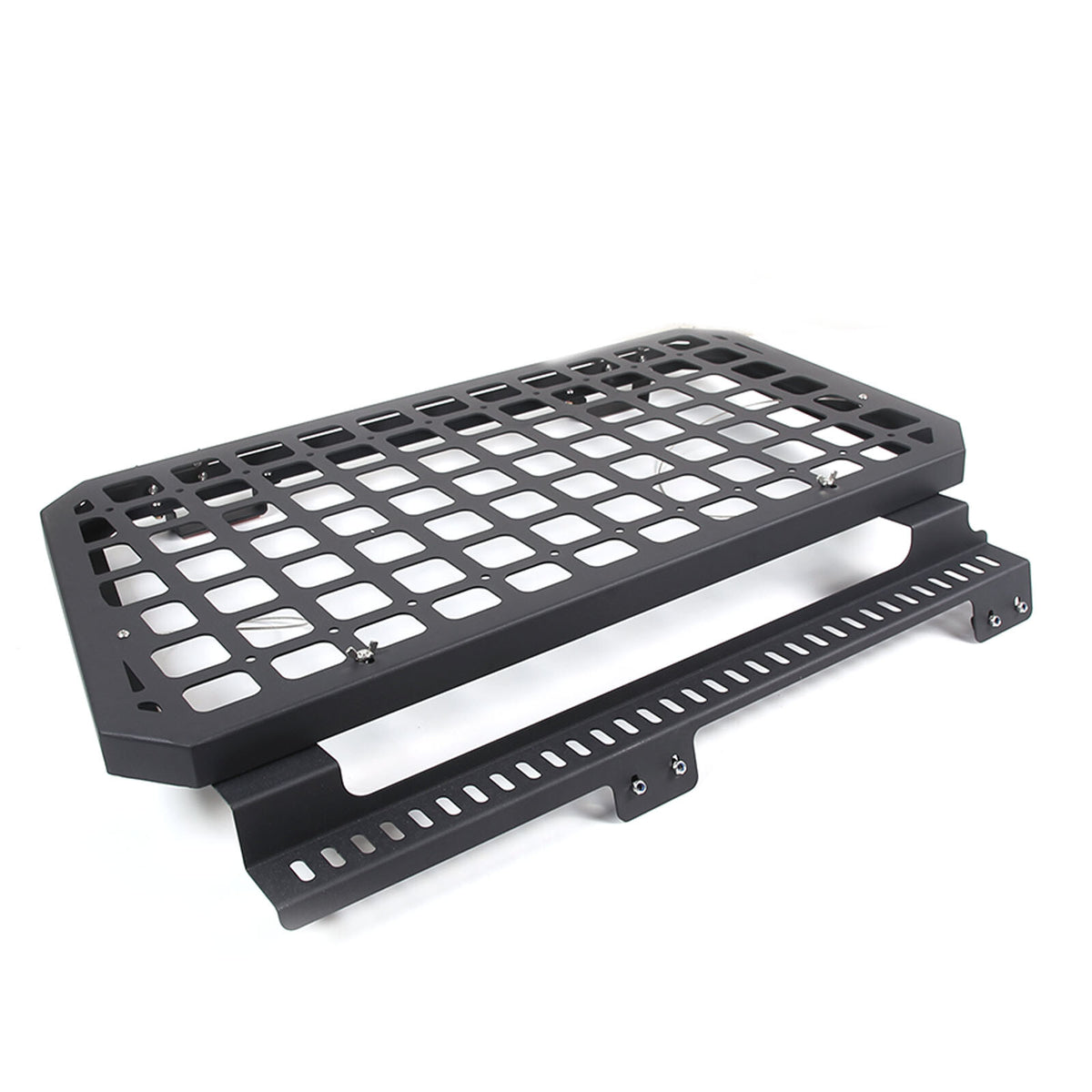 Aluminum Rear Window Armor Protector Molle Panel Cover For Hummer H2 SUV 03-09 14