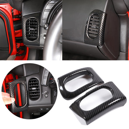 ABS Carbon Fiber Interior Exterior Cover Trim Kit For Corvette C6 2005-2013 61