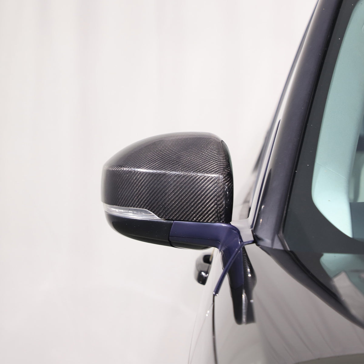 Real Carbon Fiber Exterior Mirror Cover Trim For LR Range Rover Sport L494 14-22 9