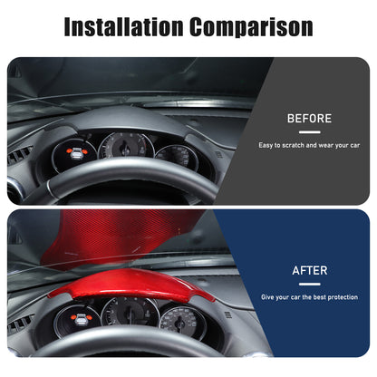 Real Carbon Fiber Interior Dashboard Instrument Trim For Mazda MX-5 Miata 16-23 6