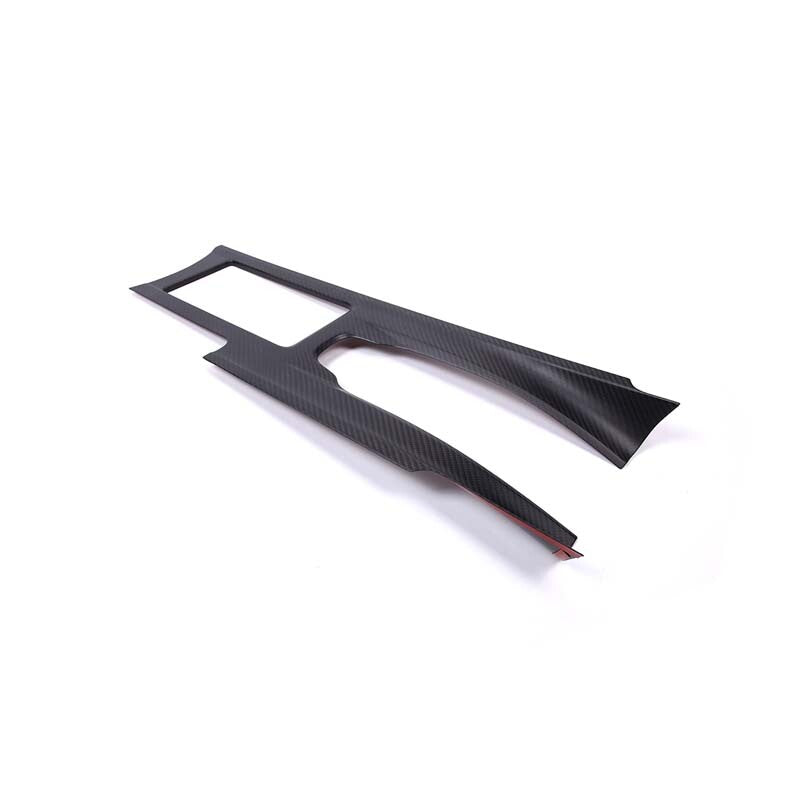 Matte Real Carbon Fiber Console Gear Shift Panel Cover For Nissan GTR R35 08-16 11