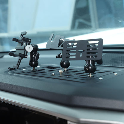 Dashboard mobile phone bracket Holder storage box Tray For Toyota Tundra 2022-26 2