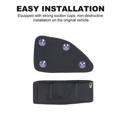 Black Rear Trunk Left Side Storage Bag Organizer For Honda Odyssey RB3 2014-24 17