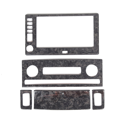 Forged Real Carbon Fiber Full Interior Set Decor Cover Trim Kit for Corvette C6 85