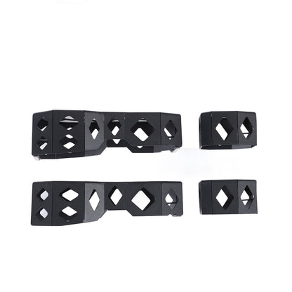 Steel Rear Tail light lamp Cover trim For For Land Rover Defender L316 2004-19 8