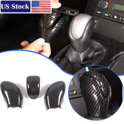 ABS Carbon Fiber Dashboard Interior Trim Cover Set Kit For Corvette C6 05-13 US 18