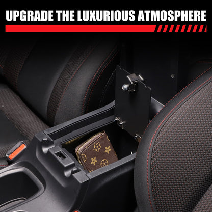 Alloy Center Console Safe GUN Storage Lock Box W/ TRAY For Subaru WRX VB 22+ US 20