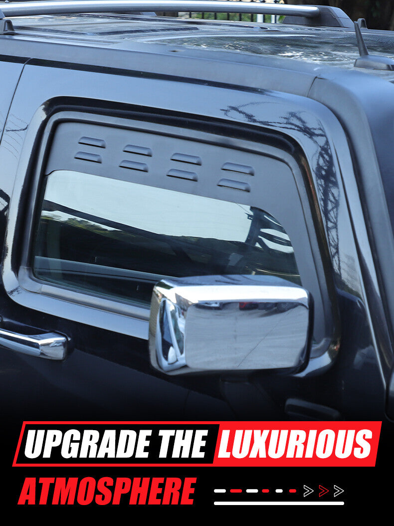 Alloy Front Door Window Louver Air Vent Panel Trim Cover For Hummer H3 05-09 US 24