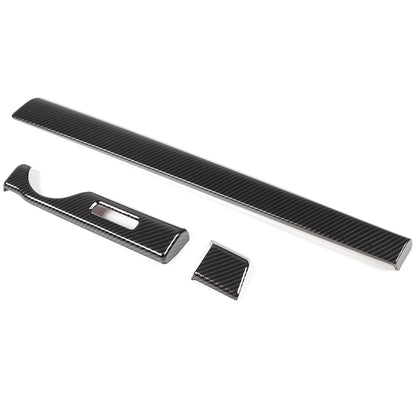 ABS Carbon fiber Dashboard Center Console Trim Cover for Nissan Titan 2016-24 US 11