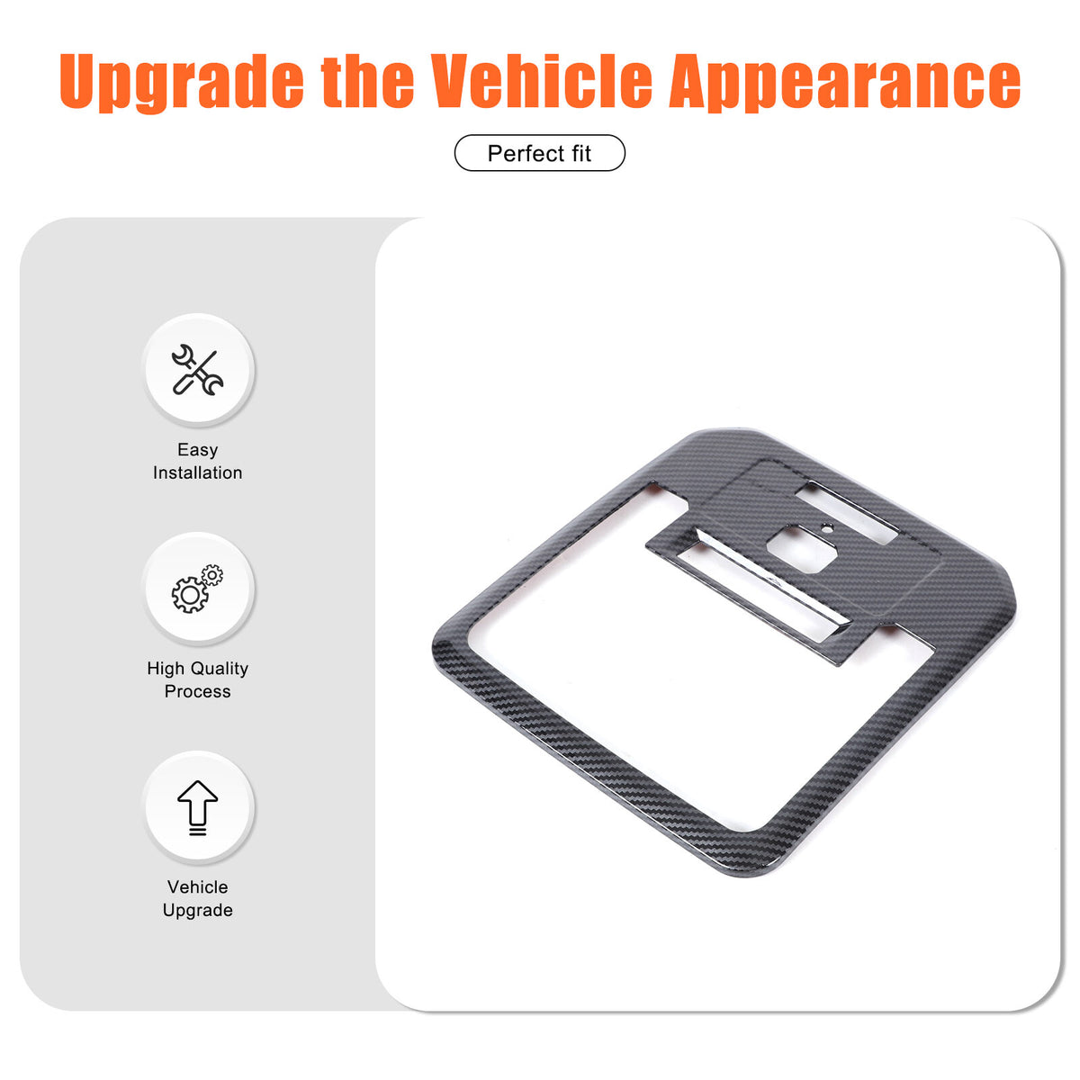 ABS Carbon Fiber Interior Full Set Panel Cover Trim Kit for Toyota Tacoma 24-26 - Styles 11-15 37