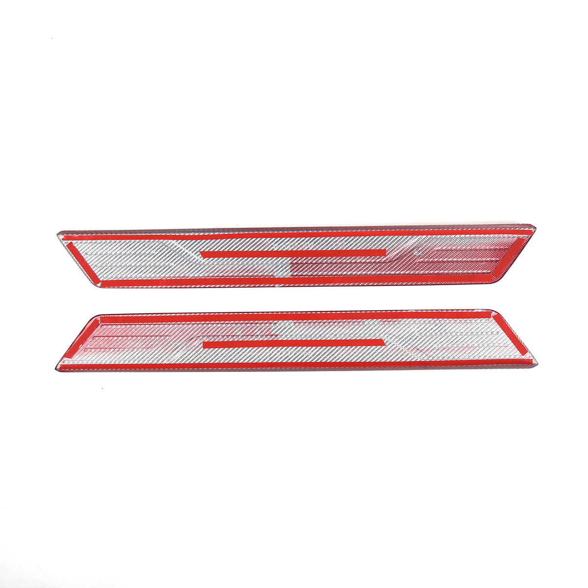 Red Real Carbon Fiber Interior Trim for Corvette C8 20-25 101