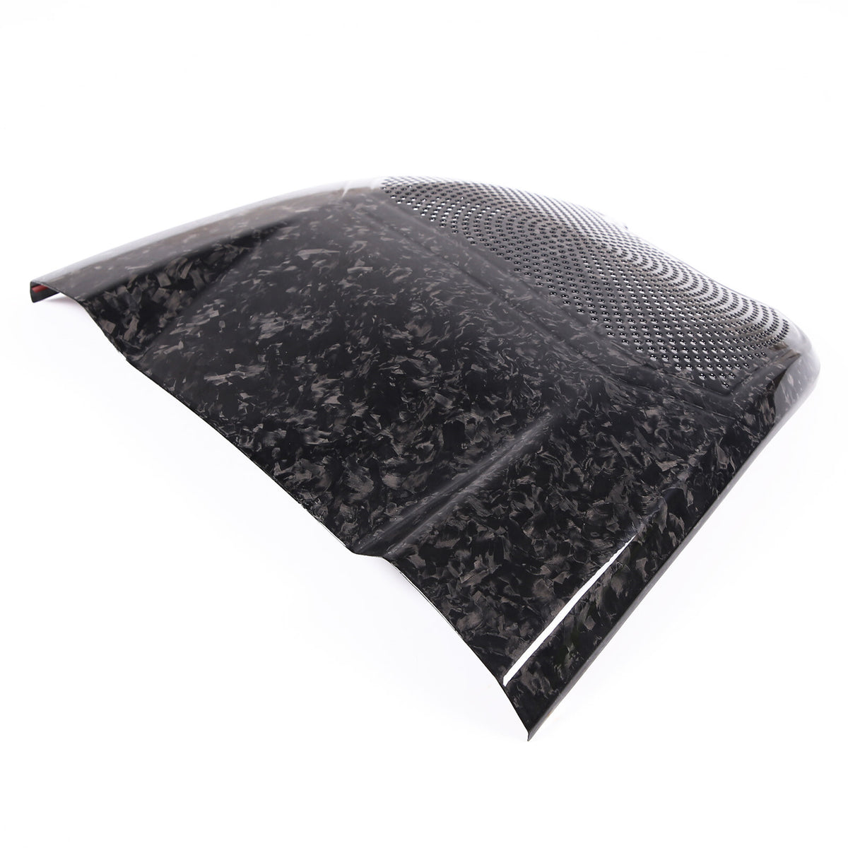 Forged Carbon Fiber Rear Charger Speaker Cover Trim For Corvette C8 Coupe 20-26 3