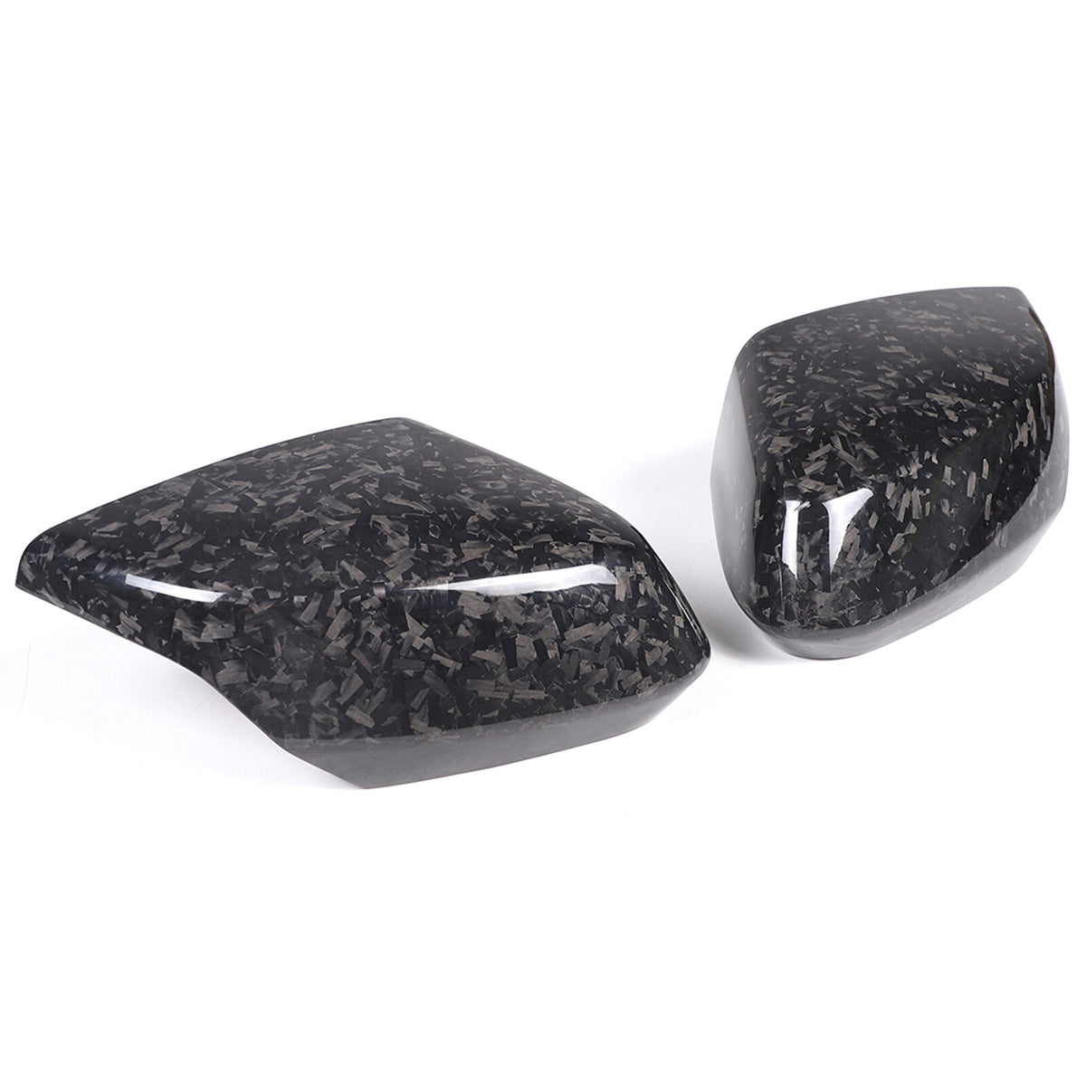 Forged Real Carbon Fiber Side Review Mirror Cover Trim For Corvette C8 2020-26 12