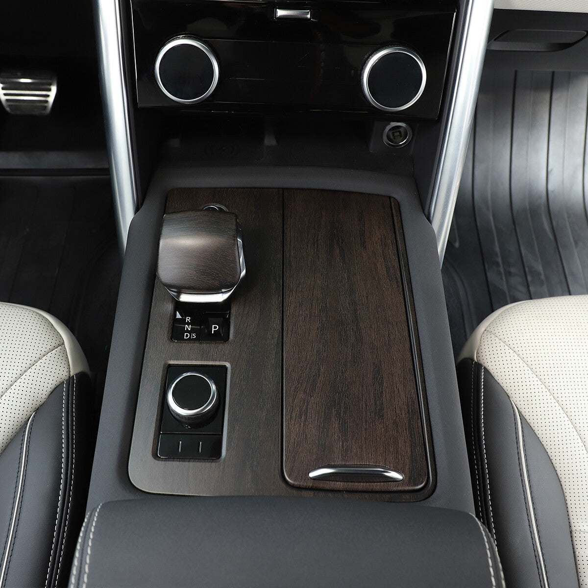 Oak Grain Center Console Gear Shift Panel Trim For Land Rover Discovery 5 21-24 10
