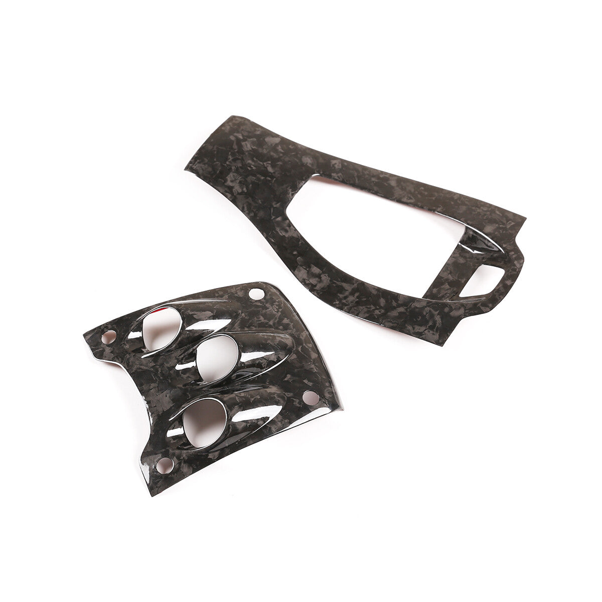 Forged Carbon Fiber Console Gear Shift Switch Button Panel For Ferrari 458 11-16 5