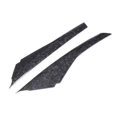 Real Forged Carbon Fiber A-pillar Panel Sticker Trim For Corvette C7 2014-2019 5