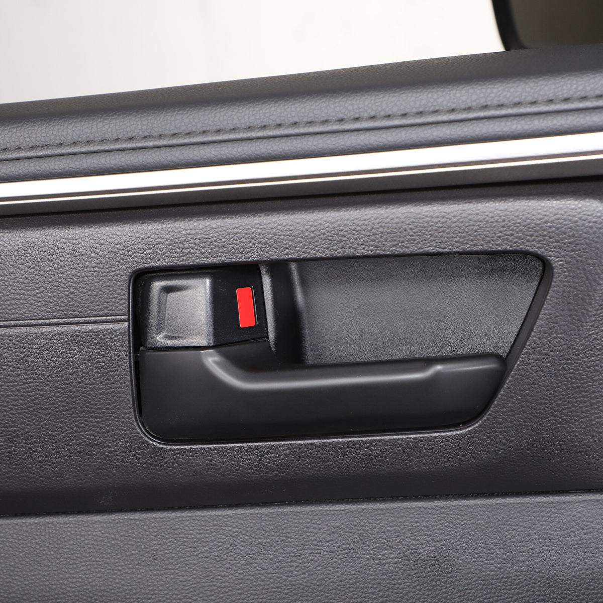 Matte Black ABS Interior Decoration Cover Trim Kit For Toyota Tundra 2022-26 US - Variants 6-10 9