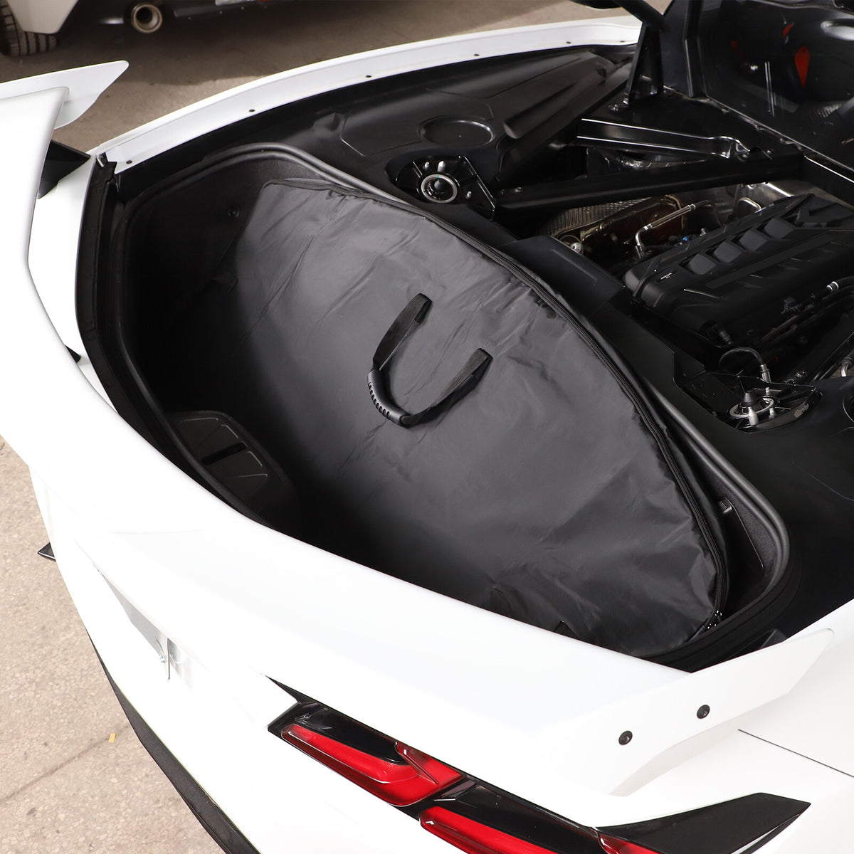Front & Rear Center Console Storage Bag Tray For Corvette C8 2020+ - Variants 1-5 2