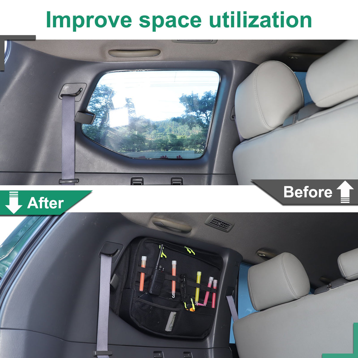 Left Side Rear Quarter Storage Bag For Toyota Land Cruiser Prado J120 03-09 US 16
