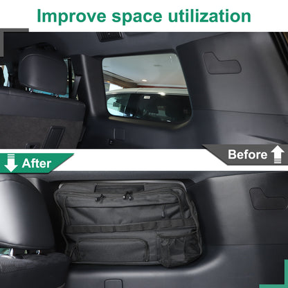 Car Trunk Right Side Window Storage Bag Tool Bag For Lexus GX550 2024 15